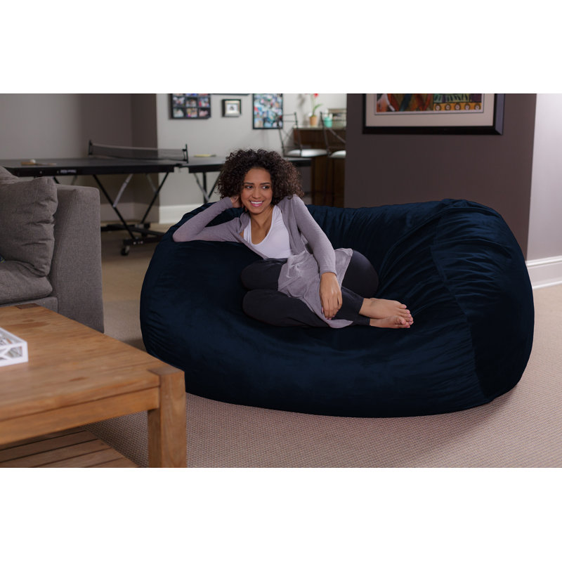 Large bean bag sofa latitude run fabric discount